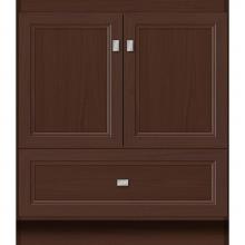 Strasser Woodenwork 27.040 - 30 X 18 X 34.5 Montlake Vanity Ogee Miter Choc Oak Std