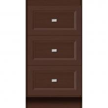 Strasser Woodenwork 27.047 - 18 X 21 X 34.5 Montlake Drawer Bank Ogee Miter Choc Oak