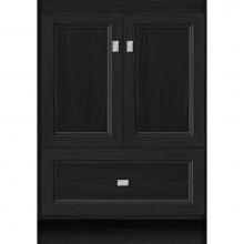 Strasser Woodenwork 27.285 - 24 X 21 X 34.5 Montlake Vanity Ogee Miter Midnight Oak Std