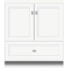 Strasser Woodenwork 25.865 - 30 X 18 X 34.5 Montlake Vanity Ogee Miter Sat White Std