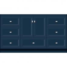 Strasser Woodenwork 57-889 - 60 X 18 X 34.5 Montlake Vanity Ogee Miter Lapis Night Sb