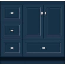 Strasser Woodenwork 57-927 - 36 X 18 X 34.5 Montlake Vanity Ogee Miter Lapis Night Lh