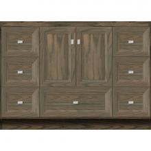 Strasser Woodenwork 31-689 - 48 X 21 X 34.5 Montlake Vanity Ogee Miter Dusky Oak Sb