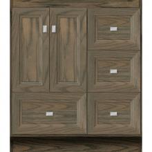 Strasser Woodenwork 31-411 - 30 X 18 X 34.5 Montlake Vanity Ogee Miter Dusky Oak Rh
