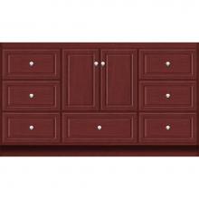 Strasser Woodenwork 21.083 - 60 X 21 X 34.5 Montlake Vanity Ultra Dk Cherry Sb