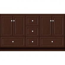 Strasser Woodenwork 21.116 - 60 X 21 X 34.5 Montlake Vanity Ultra Choc Cherry Db