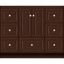 Strasser Woodenwork 21.120 - 42 X 21 X 34.5 Montlake Vanity Ultra Choc Cherry Sb