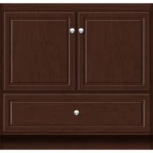 Strasser Woodenwork 21.213 - 36 X 21 X 34.5 Montlake Vanity Ultra Choc Cherry Std