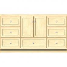 Strasser Woodenwork 21.085 - 60 X 21 X 34.5 Montlake Vanity Ultra Nat Maple Sb