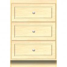 Strasser Woodenwork 21.322 - 24 X 18 X 34.5 Montlake Drawer Bank Ultra Nat Maple