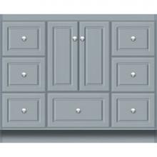 Strasser Woodenwork 21.523 - 42 X 18 X 34.5 Montlake Vanity Ultra Silver Oak Sb