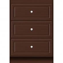 Strasser Woodenwork 26.873 - 24 X 21 X 34.5 Montlake Drawer Bank Ultra Choc Oak