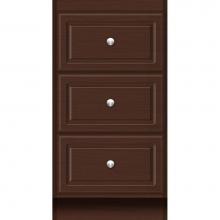 Strasser Woodenwork 26.876 - 18 X 18 X 34.5 Montlake Drawer Bank Ultra Choc Oak