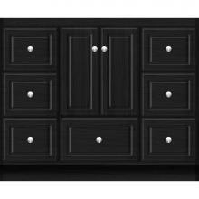 Strasser Woodenwork 27.103 - 42 X 18 X 34.5 Montlake Vanity Ultra Midnight Oak Sb