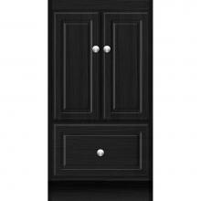 Strasser Woodenwork 27.115 - 18 X 21 X 34.5 Montlake Vanity Ultra Midnight Oak Std