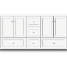 Strasser Woodenwork 21.114 - 60 X 18 X 34.5 Montlake Vanity Ultra Sat White Db