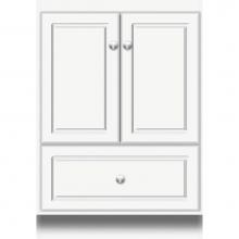 Strasser Woodenwork 21.266 - 24 X 21 X 34.5 Montlake Vanity Ultra Sat White Std