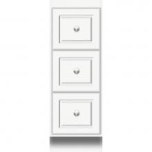 Strasser Woodenwork 21.506 - 12 X 21 X 34.5 Montlake Drawer Bank Ultra Sat White