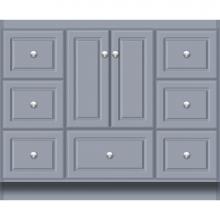 Strasser Woodenwork 27.346 - 42 X 21 X 34.5 Montlake Vanity Ultra Sat Silver Sb