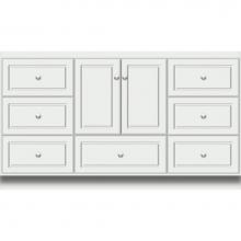 Strasser Woodenwork 27.584 - 60 X 21 X 34.5 Montlake Vanity Ultra Powder Grey Sb