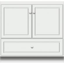 Strasser Woodenwork 27.612 - 36 X 18 X 34.5 Montlake Vanity Ultra Powder Grey Std