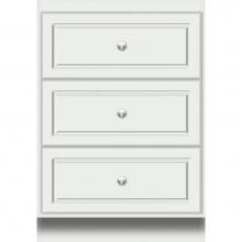 Strasser Woodenwork 27.605 - 24 X 21 X 34.5 Montlake Drawer Bank Ultra Powder Grey