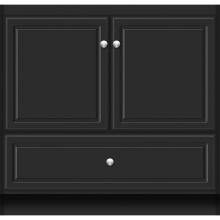 Strasser Woodenwork 21.276 - 36 X 21 X 34.5 Montlake Vanity Ultra Sat Black Std