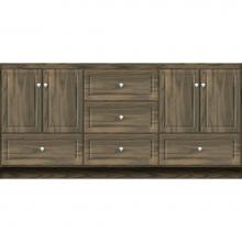 Strasser Woodenwork 31-782 - 72 X 21 X 34.5 Montlake Vanity Ultra Dusky Oak Db