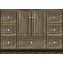 Strasser Woodenwork 31-692 - 48 X 21 X 34.5 Montlake Vanity Ultra Dusky Oak Sb