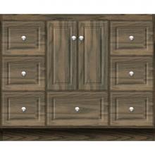 Strasser Woodenwork 31-662 - 42 X 21 X 34.5 Montlake Vanity Ultra Dusky Oak Sb