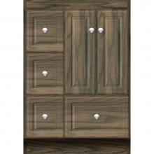 Strasser Woodenwork 31-343 - 24 X 18 X 34.5 Montlake Vanity Ultra Dusky Oak Lh