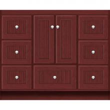 Strasser Woodenwork 22.160 - 42 X 18 X 34.5 Montlake Vanity Beaded Dk Cherry Sb