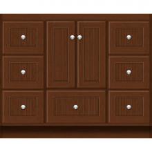 Strasser Woodenwork 26.646 - 42 X 21 X 34.5 Montlake Vanity Beaded Pecan Cherry Sb