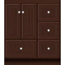 Strasser Woodenwork 22.121 - 30 X 21 X 34.5 Montlake Vanity Beaded Choc Cherry Rh