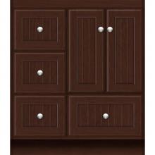 Strasser Woodenwork 22.123 - 30 X 21 X 34.5 Montlake Vanity Beaded Choc Cherry Lh