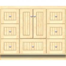Strasser Woodenwork 22.154 - 42 X 21 X 34.5 Montlake Vanity Beaded Nat Maple Sb