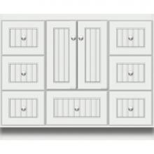 Strasser Woodenwork 27.622 - 42 X 21 X 34.5 Montlake Vanity Beaded Powder Grey Sb