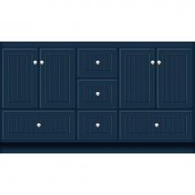 Strasser Woodenwork 57-752 - 60 X 21 X 34.5 Montlake Vanity Beaded Lapis Night Db