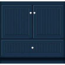 Strasser Woodenwork 57-724 - 36 X 18 X 34.5 Montlake Vanity Beaded Lapis Night Std
