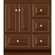 Strasser Woodenwork 26.716 - 30 X 21 X 34.5 Montlake Vanity Classic Miter Pecan Cherry Rh