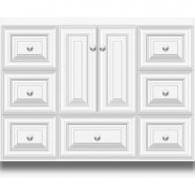 Strasser Woodenwork 24.147 - 42 X 18 X 34.5 Montlake Vanity Classic Miter Sat White Sb