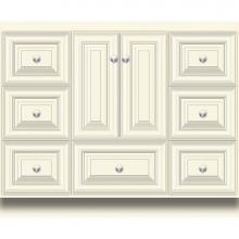 Strasser Woodenwork 24.185 - 42 X 18 X 34.5 Montlake Vanity Classic Miter Sat Biscuit Sb