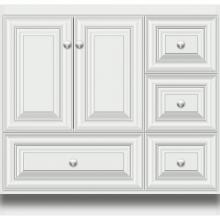 Strasser Woodenwork 27.689 - 36 X 18 X 34.5 Montlake Vanity Classic Miter Powder Grey Rh