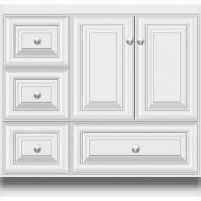 Strasser Woodenwork 27.691 - 36 X 18 X 34.5 Montlake Vanity Classic Miter Powder Grey Lh