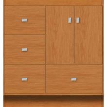 Strasser Woodenwork 15.237 - 30 X 18 X 32 Montlake Vanity Slab Nat Cherry Lh