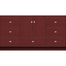 Strasser Woodenwork 15.278 - 60 X 18 X 32 Montlake Vanity Slab Dk Cherry Sb