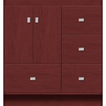 Strasser Woodenwork 15.222 - 30 X 21 X 32 Montlake Vanity Slab Dk Cherry Rh