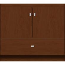 Strasser Woodenwork 16.550 - 36 X 21 X 32 Montlake Vanity Slab Pecan Cherry Std