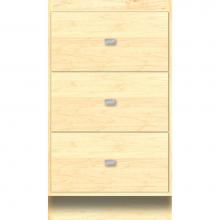 Strasser Woodenwork 15.347 - 18 X 18 X 32 Montlake Drawer Bank Slab Nat Maple