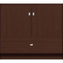 Strasser Woodenwork 16.775 - 36 X 18 X 32 Montlake Vanity Slab Choc Oak Std